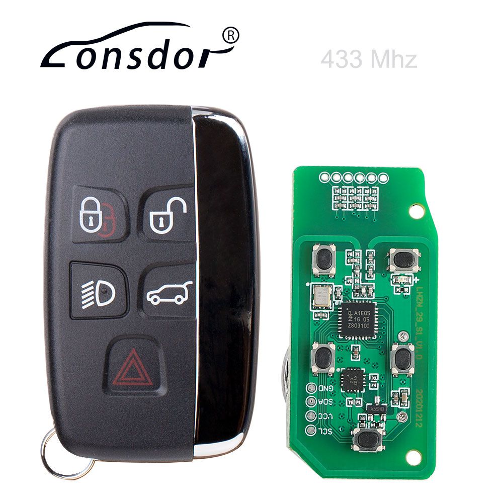 2015年-2018年10件Lonsdor专用智能钥匙Land Rover Jaguar 5按钮315MHz/433MHz DHL