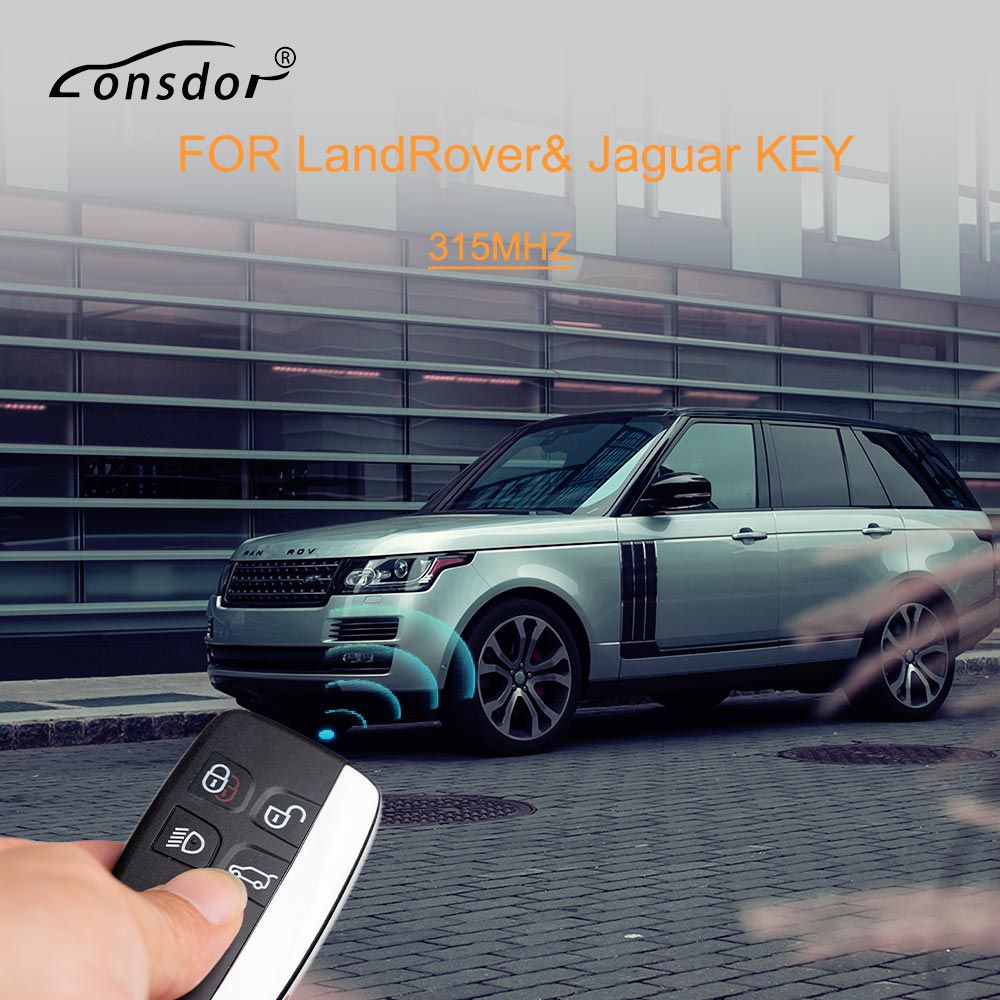 2015年-2018年10件Lonsdor专用智能钥匙Land Rover Jaguar 5按钮315MHz/433MHz DHL