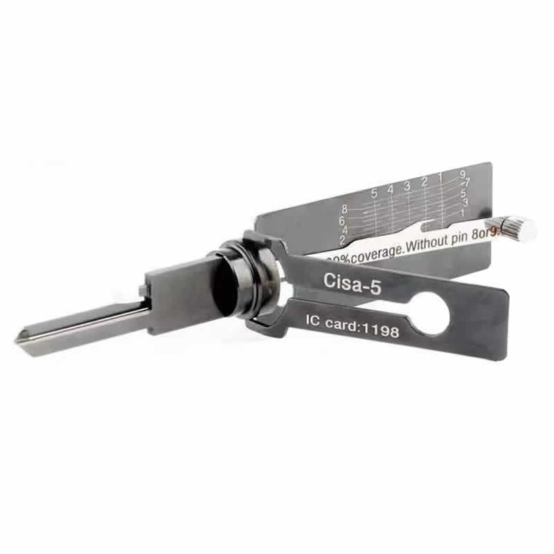 Residential 2 In 1 CISA-5 Key Reader Locksmith Tool