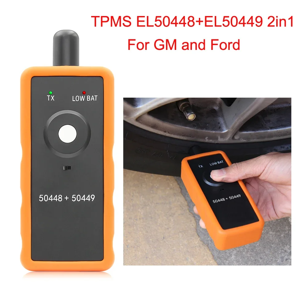 2in1 EL-50448 Plus EL-50449 Auto Band Presure Monitor Sensor OEC-T5 El 50448 Voor Gm/Opel 50449 Voor Ford Tpms Reset Tool