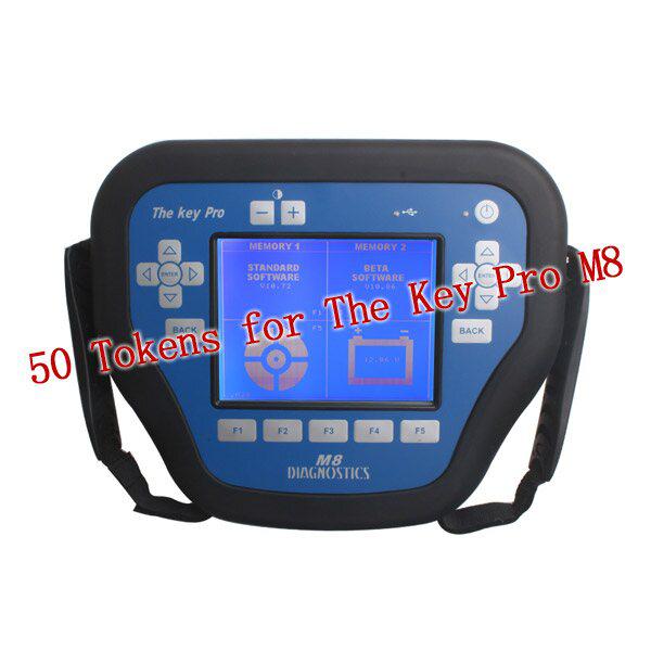 50 Tokens for The Key Pro M8 Auto Key Programmer M8 Diagnosis Locksmith Tool