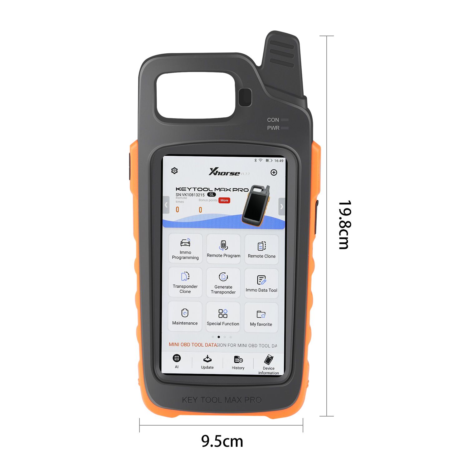 Xhorse Dolphin XP005L XP-005L Key Cutting Machine Plus VVDI Key Tool Max Pro Remote Programmer with MINI OBD Tool Function