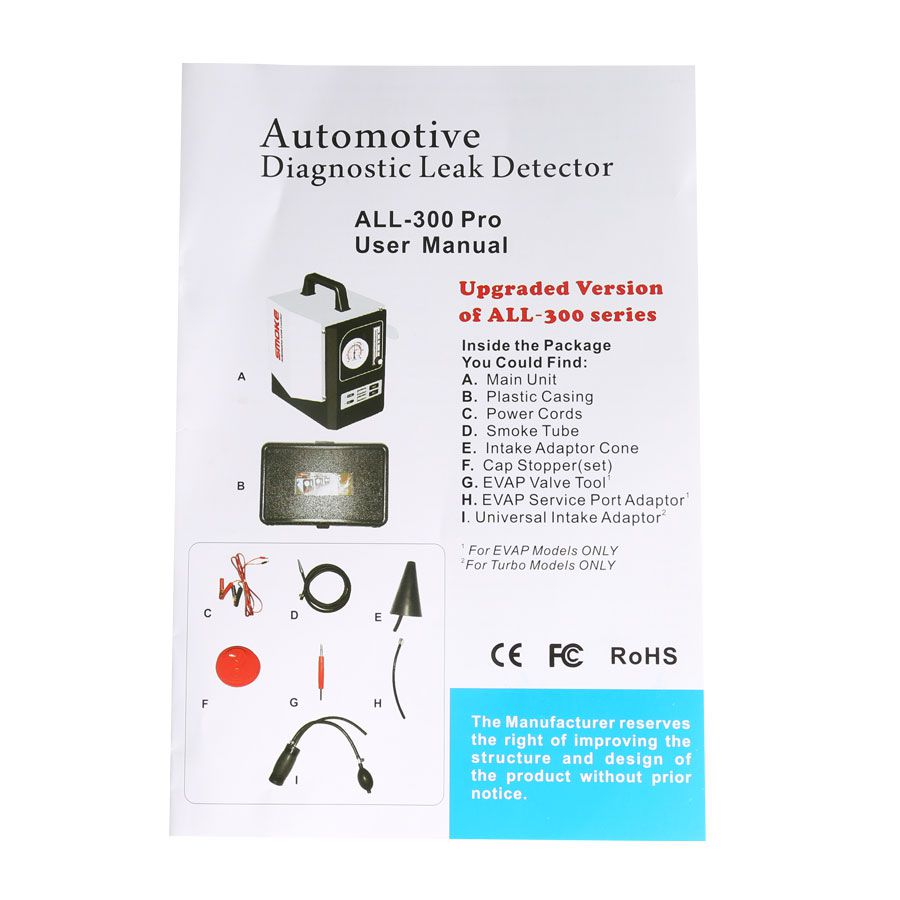 ALL-300 Smoke Automotive Leak Locator