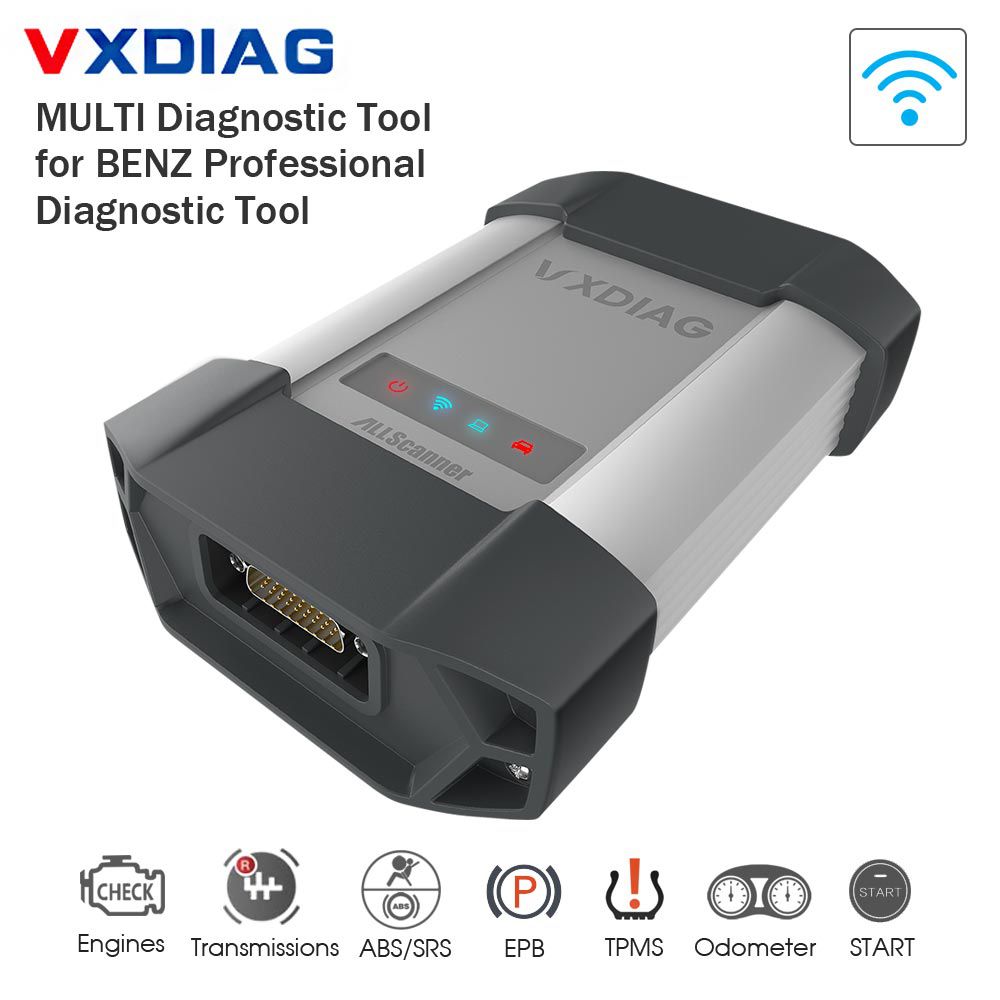 VXDIAG Benz C6 Star VXDIAG Multi Diagnostic Tool for Mercedes Support Both Cars and Trucks Without HDD