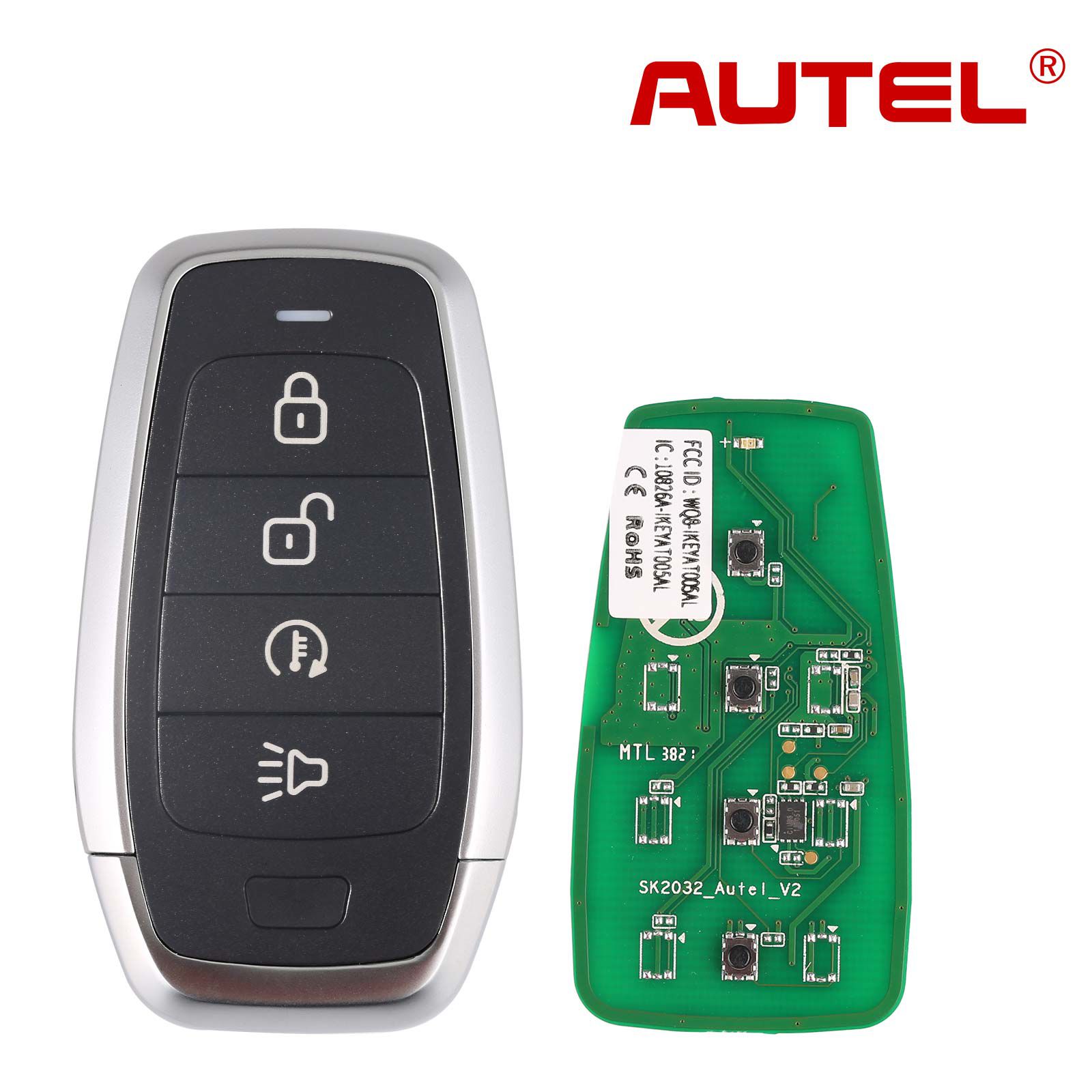 AUTEL IKEYAT004DL 4 Buttons Independent Universal Smart Key 5pcs/lot