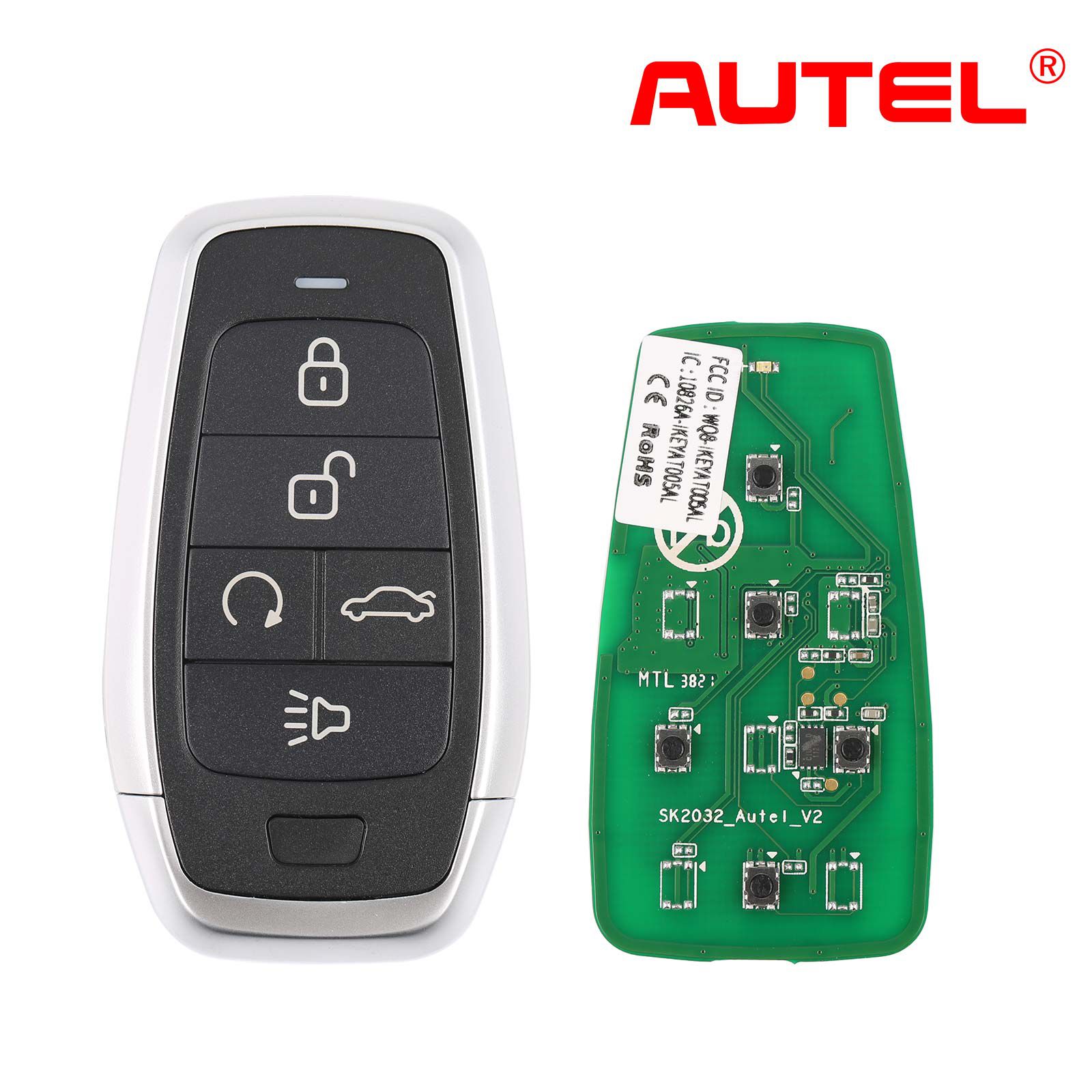 AUTEL IKEYAT005BL 5 Buttons Independent Universal Smart Key 5pcs/lot