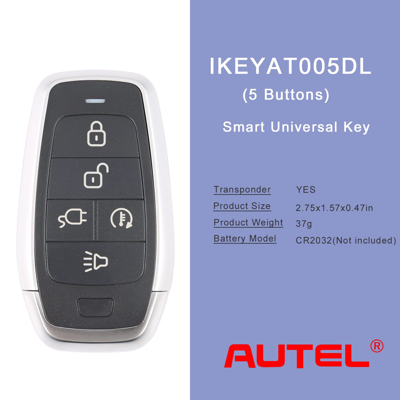 AUTEL IKEYAT005DL 5 Tasten Unabhängige Universal Smart Key 5pcs/lot