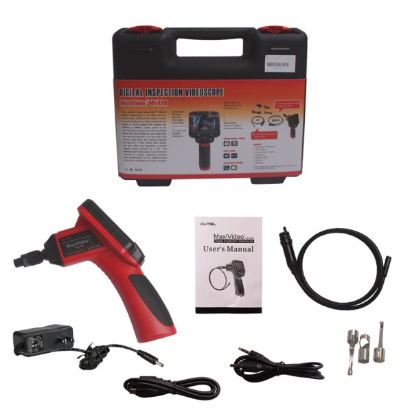 Autel MaxiVideo MV400 Digital Videoscope With 8.5mm Diameter Imager Head Inspection