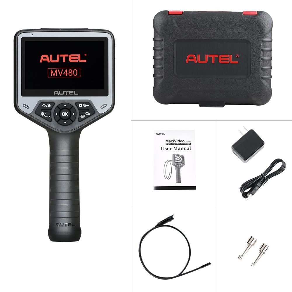 Autel Maxivideo MV480 Dual- Camera Digital Videoscope Inspection Camera Endoscope with 8.5mm Head Imager