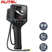 Autel MV480 Industrielles Endoskop/Boroskop, Dual Lens 8.5mm Inspektionskamera mit 7X Zoom, 2MP, ein wasserdichtes Kabel, für Auto/Wand