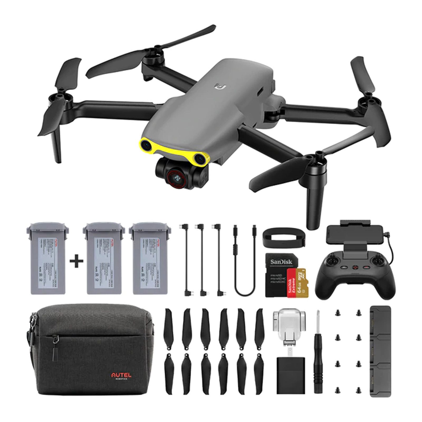 Autel Robotics EVO Nano+ Drone 249g With Premium Bundle 1/1.28 Inch CMOS Sensor 4K Camera Drone Mini Drone