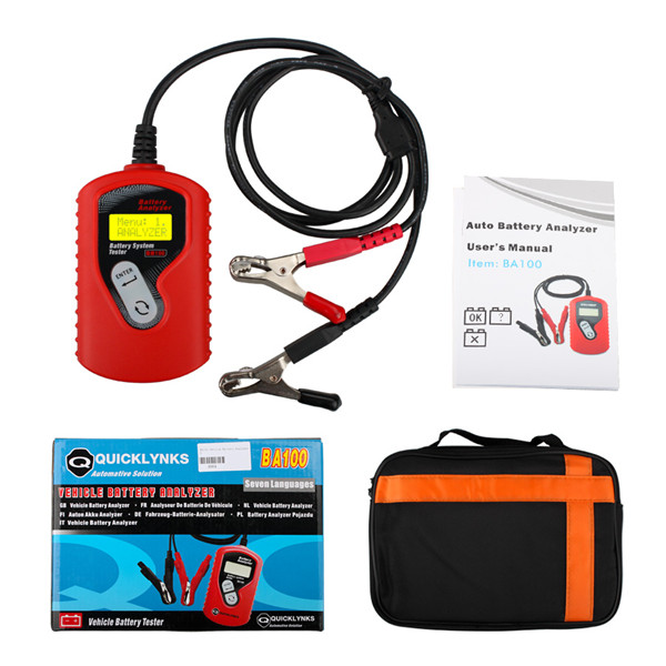 BA100 Vehicle Battery Analyzer