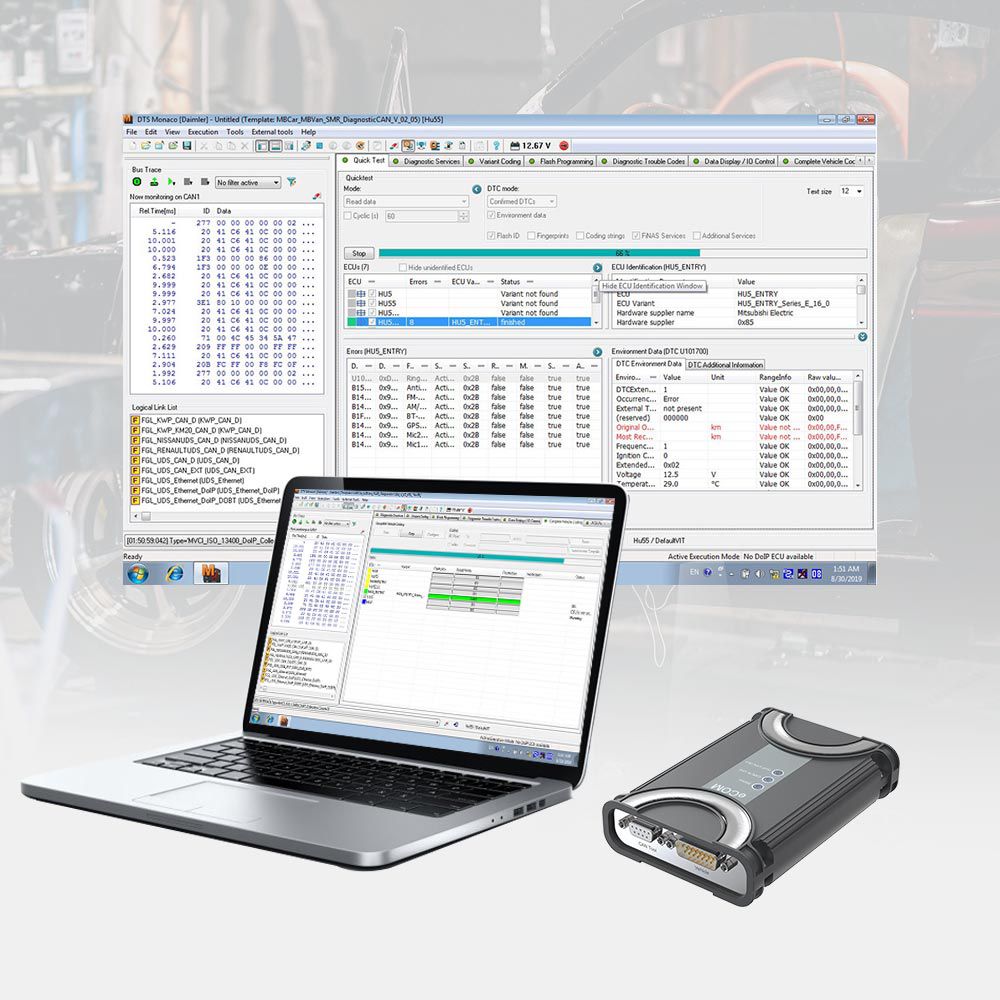 Benz ECOM Doip Diagnostic & Programming Tool without Software