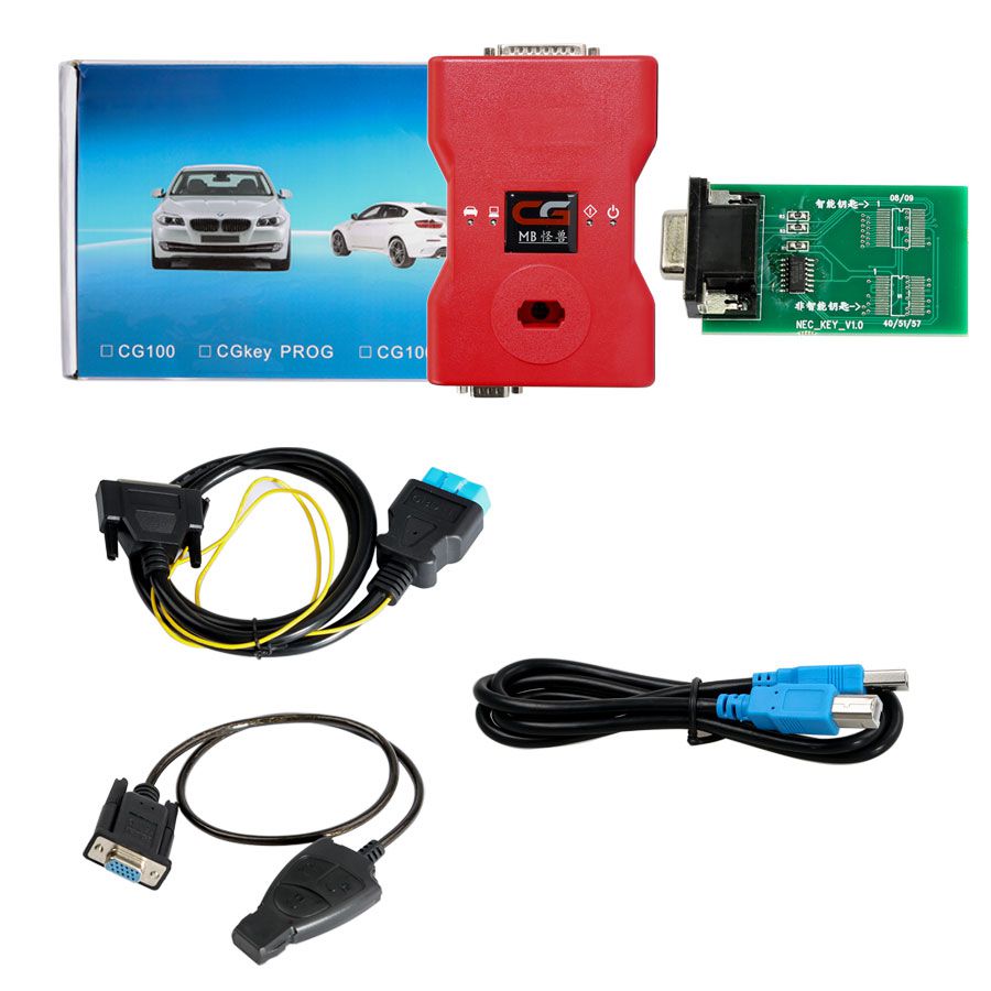 CGDI MB with AC Adapter Work with Mercedes W164 W204 W221 W209 W246 W251 W166 for Data Acquisition via OBD