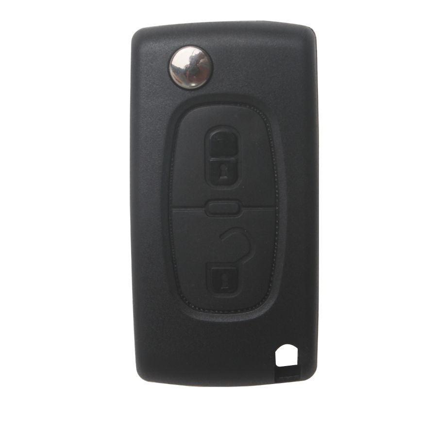 Remote Key 2 Button 433MHZ HU83( with groove) for Citroen