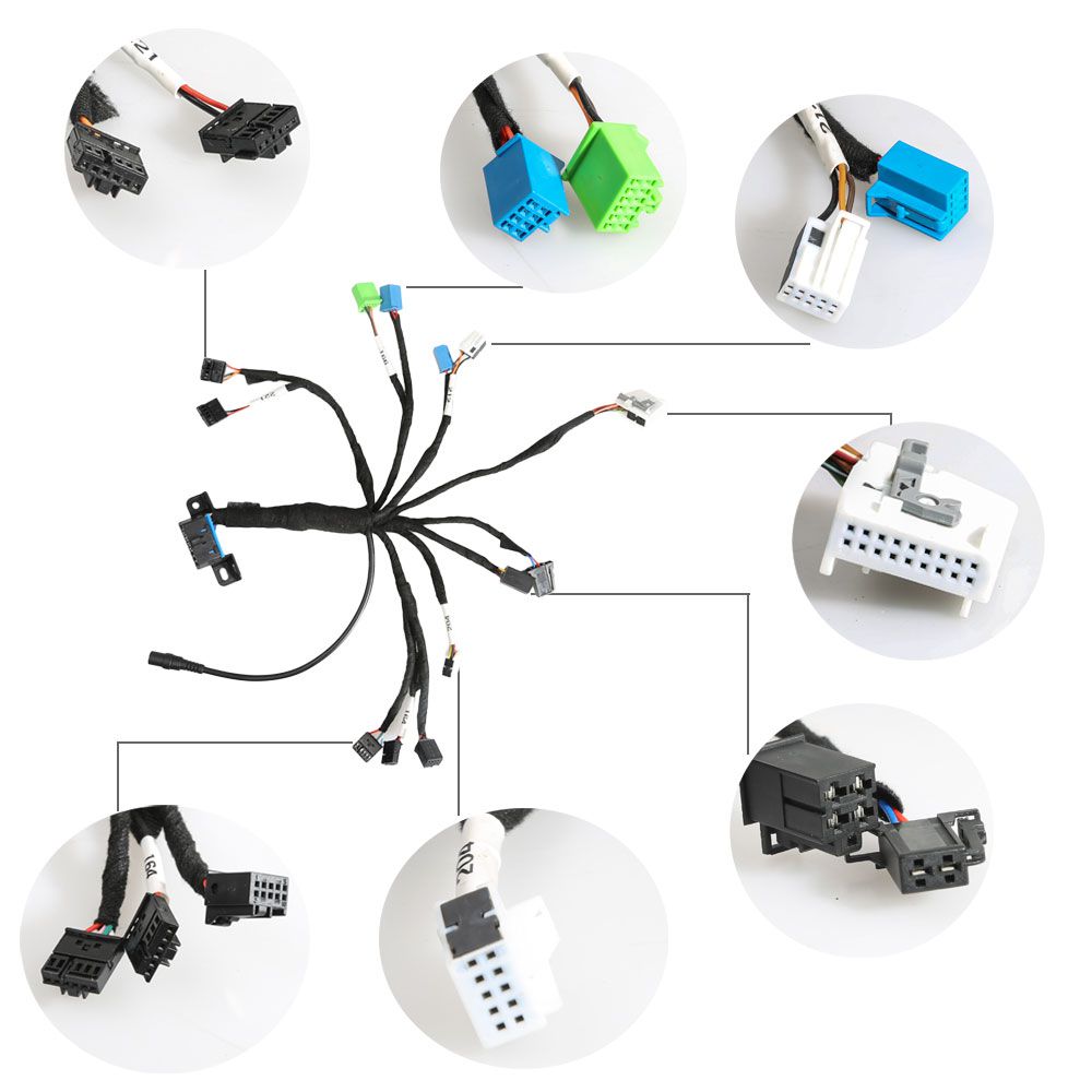 EIS ELV Test Cables for Mercedes Works Together with VVDI MB BGA TOOL and CGDI (5-in-1)