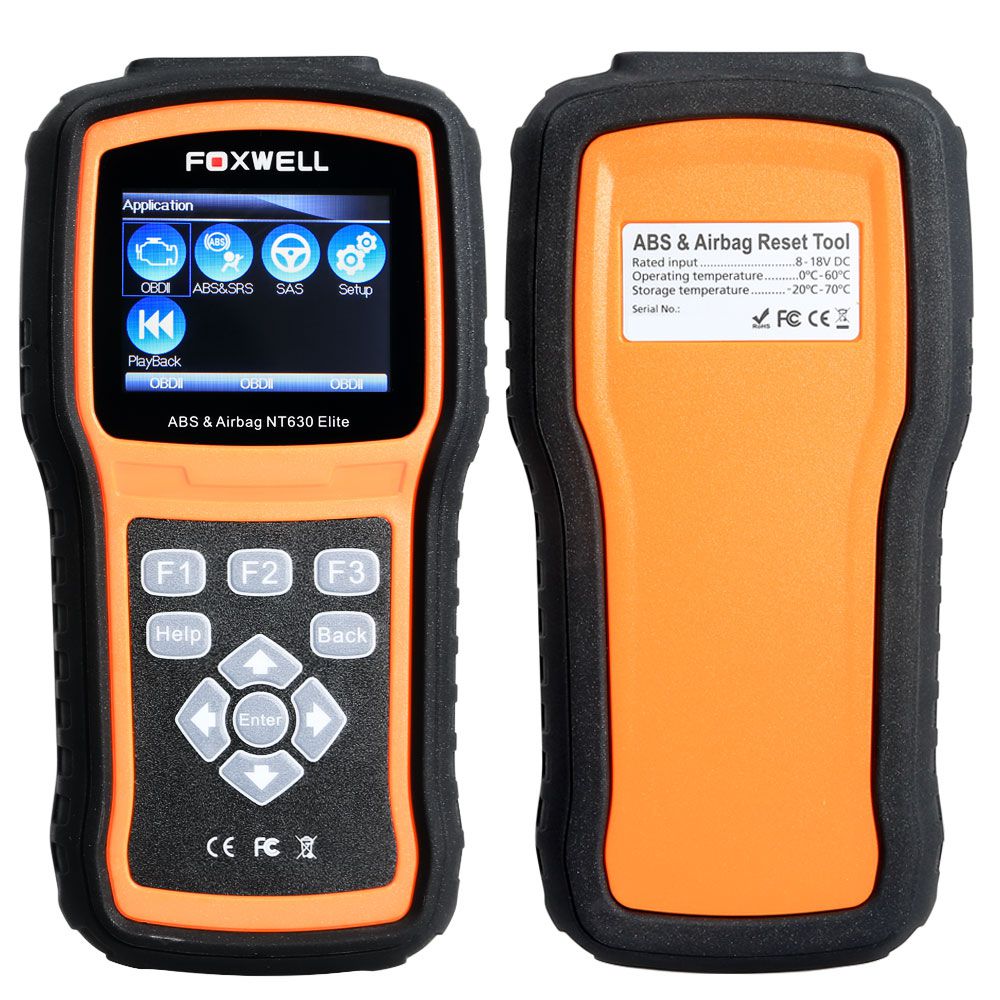 Foxwell NT630 Elite ABS and Airbag Reset Tool with SAS