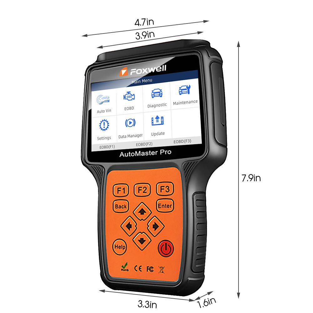 FOXWELL NT644 PRO Full System OBD2 Scanner Code Reader ABS SRS DPF EPB Oil Reset Professional ODB2 OBD2 Auto Car Diagnostic Tool