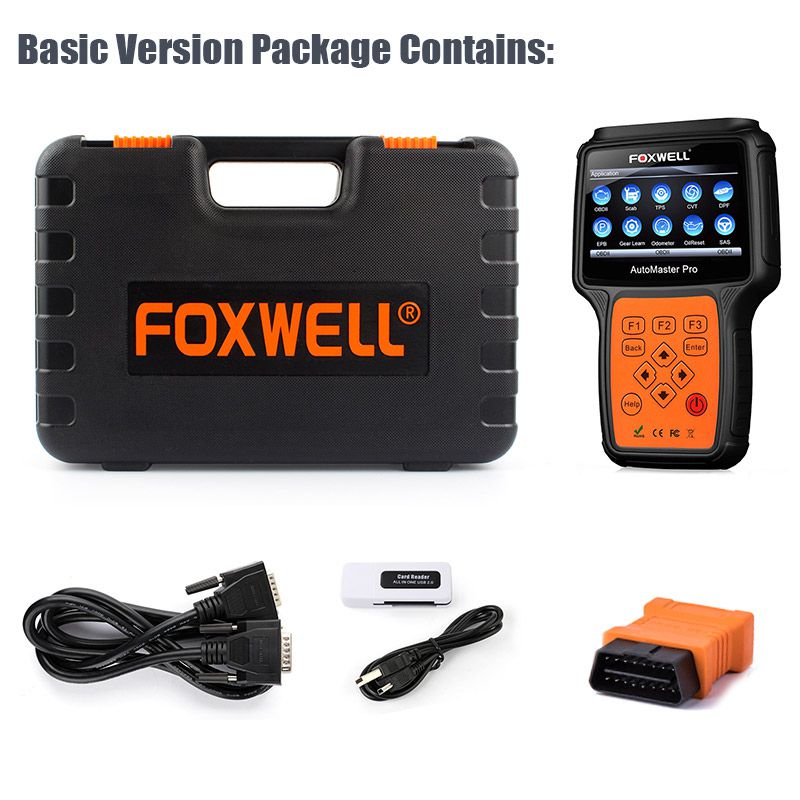 FOXWELL NT644 PRO Full System OBD2 Scanner Code Reader ABS SRS DPF EPB Oil Reset Professional ODB2 OBD2 Auto Car Diagnostic Tool