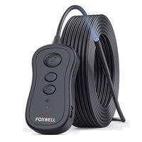 FOXWELL WiFi Endoskop 5.5mm drahtlose Boroskop Inspektion Kamera 1080P HD wasserdicht mit Licht für iPhone, Android und Tablet