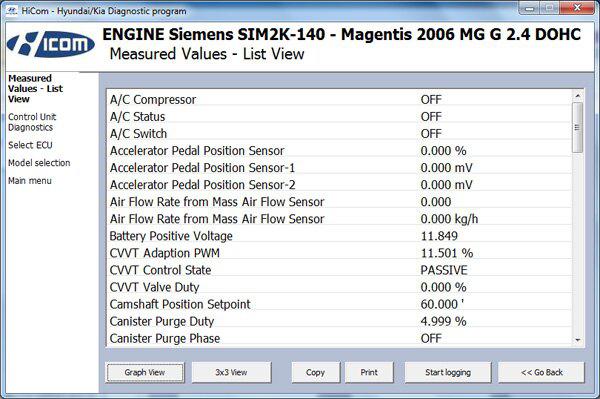 HiCOM OBD2 Professional Diagnostic Scanner