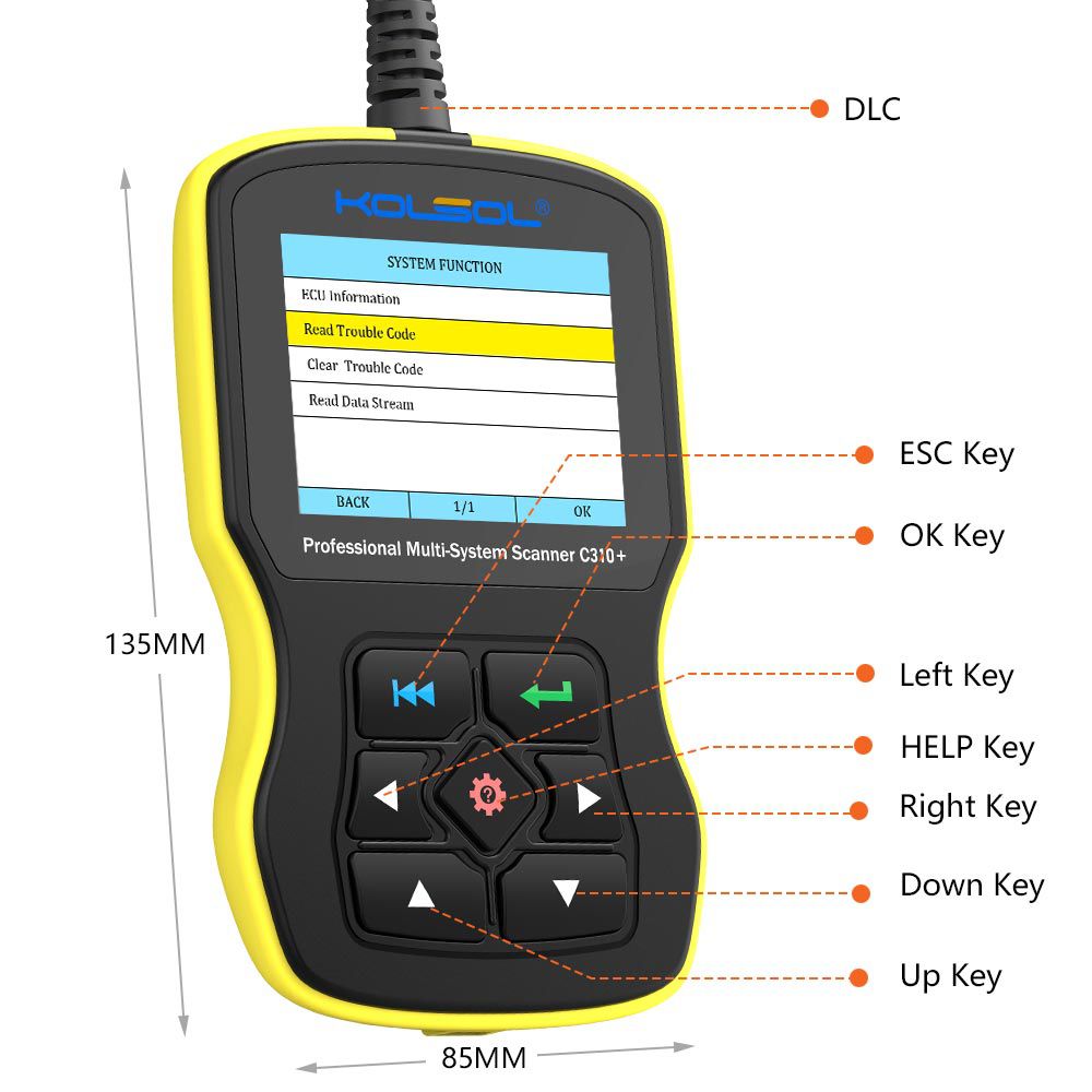 KOLSOL C310 Full System Scan Tool Code Scanner for BMW