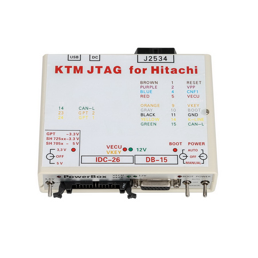 日立PCMFlash PowerBox的KTM JTAG