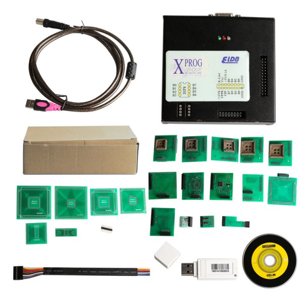 Latest Version X-PROG V5.60 ECU Programmer XPROG-M with USB Dongle