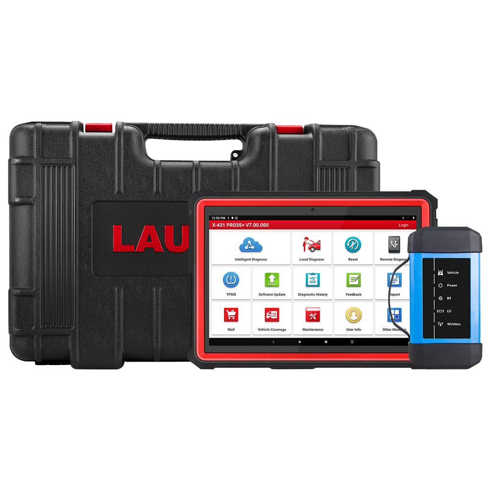 LAUNCH X431 PRO3S+ V2.0 HDIII 12V Car/24V Truck/Heavy Duty 2 in 1 Diagnostic Tool OBDII Code Reader Auto Scanner X-431 PRO3S HD3