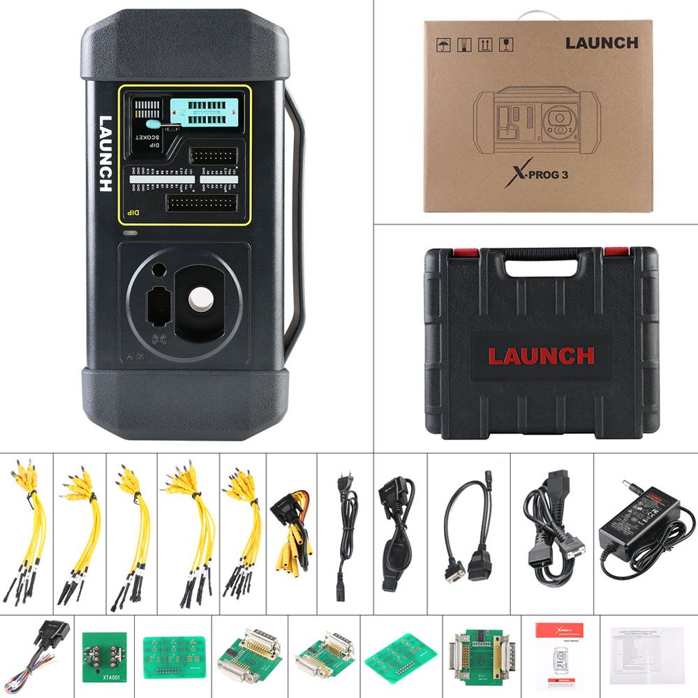 Original Launch X431 V+ 4.0 Full System Diagnostic Tool with Launch GIII X-PROG3 Immobilizer Programmer