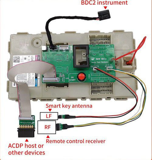 2025 New Yanhua LF Smart Key Antenna + Remote Control Receiver (434MHZ) Second-hand Dismantled Car Parts
