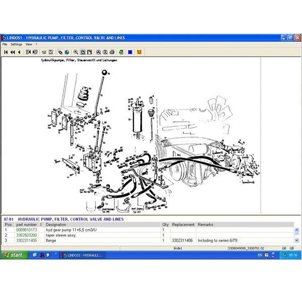 Linde Lindos 2014 Parts Catalog EPC For Linde ForkLift Trucks