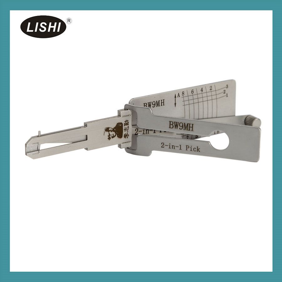 LISHI Sandblasting BW9MH 2 in1 Auto Pick and Decoder for BMW Motorcycle Tool