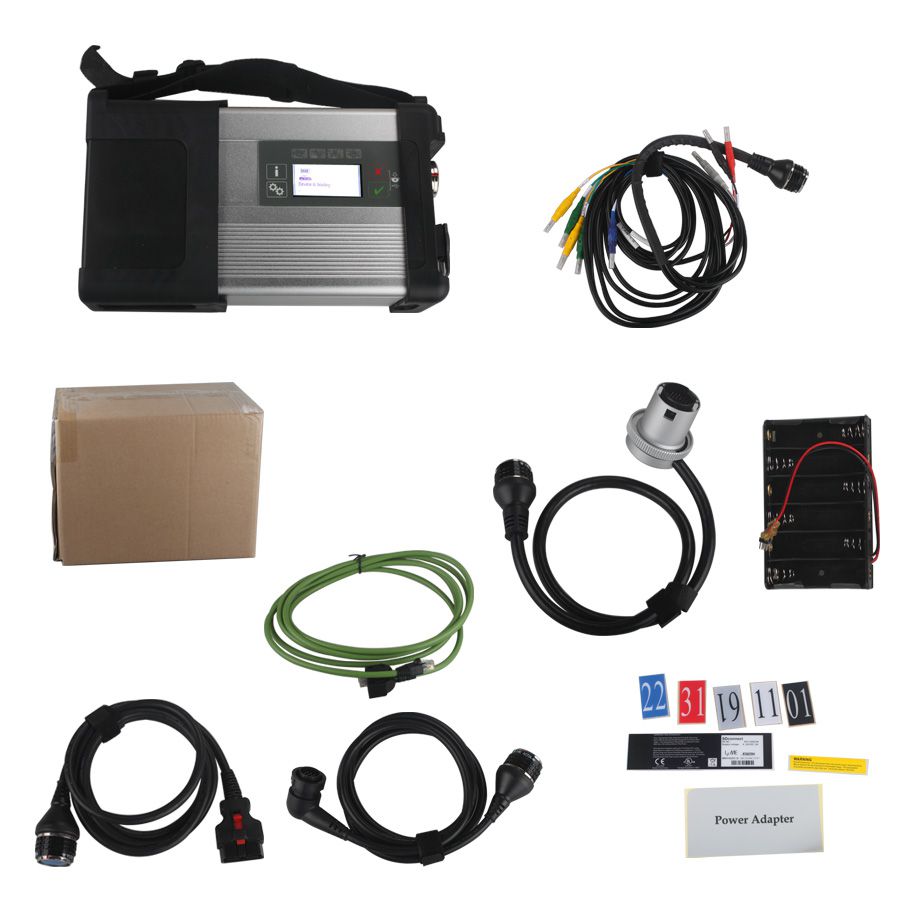 V2022.12 MB SD C5 SD Star Diagnosis with SSD for Cars and Trucks Plus Lenovo T410 Laptop Software Installed Ready