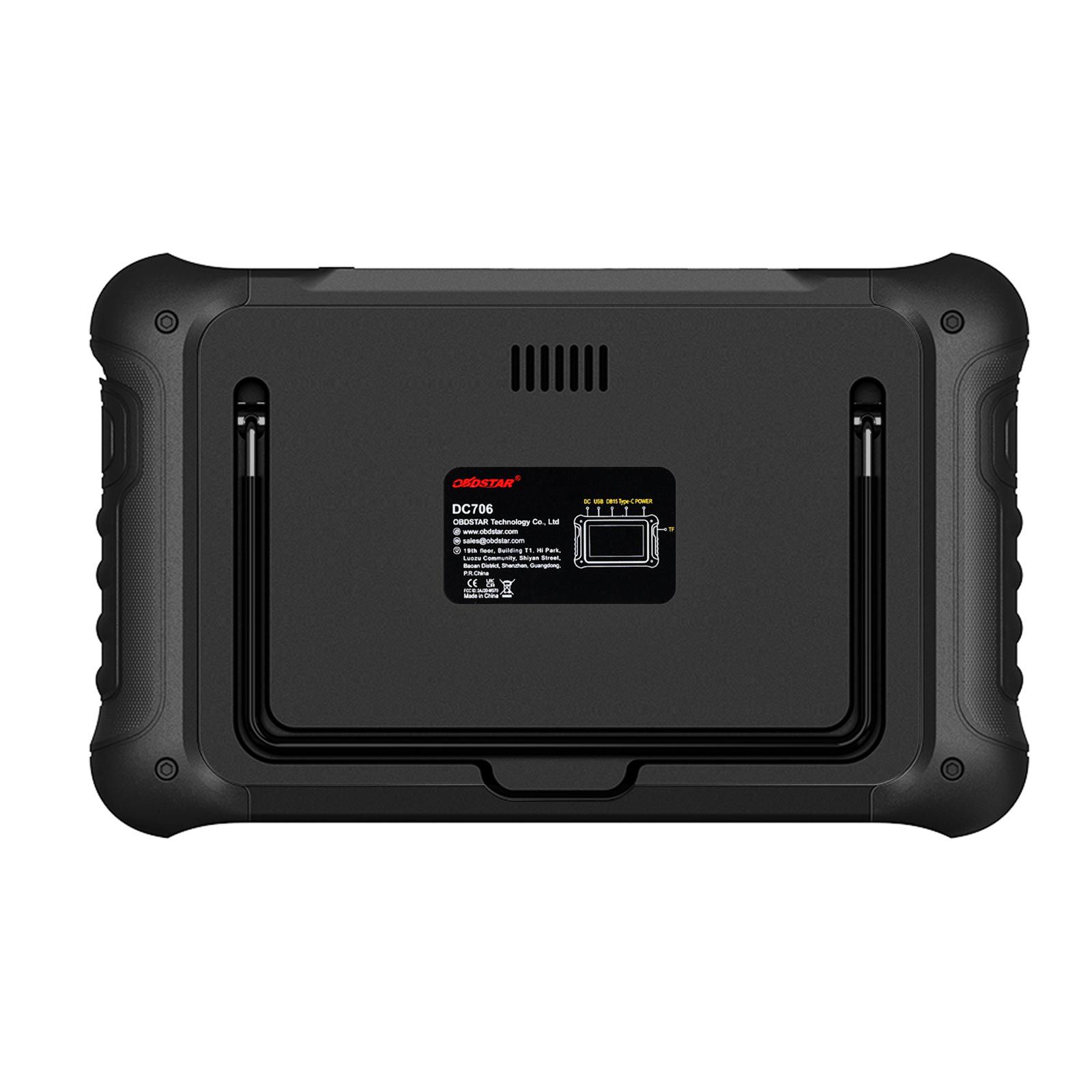 OBDSTAR DC706 ECU Tool for Car and Motorcycle ECM/ TCM/ BODY ECU Cloning by OBD or Bench mode