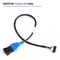 OBDSTAR丰田-30电缆接近键编程所有钥匙丢失支持4A和8A-BA无需穿入X300DP Plus/X300 Pro4的线束