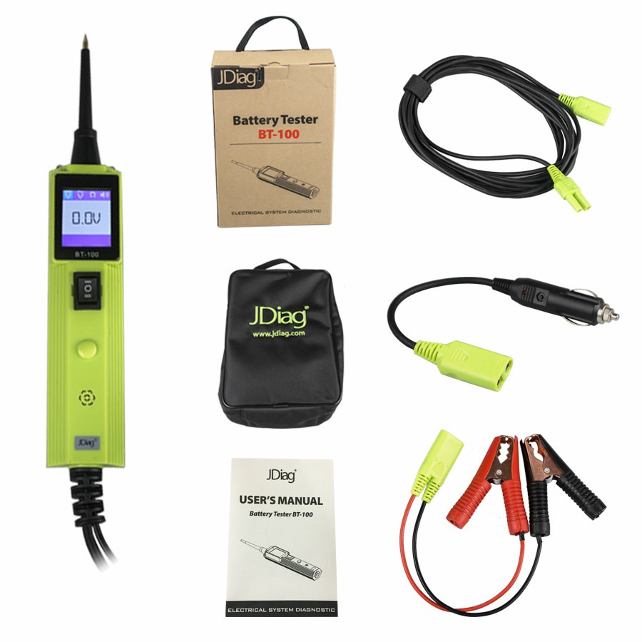 Original JDIAG BT-100 Battery Electrical System Circuit Tester