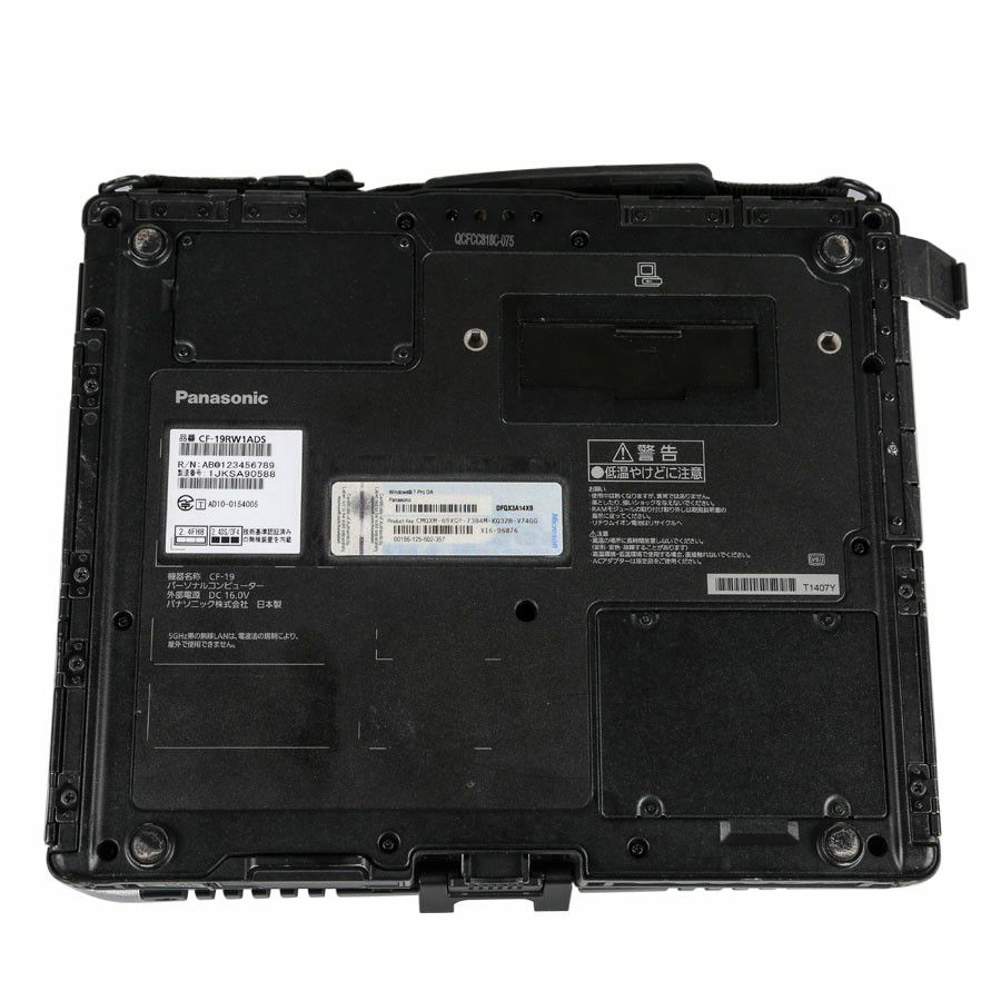 Portátil Panasonic CF19 I5 4GB de segunda mão para Porsche Piwis Tester II ou outras ferramentas de diagnóstico (nenhum HDD incluído)