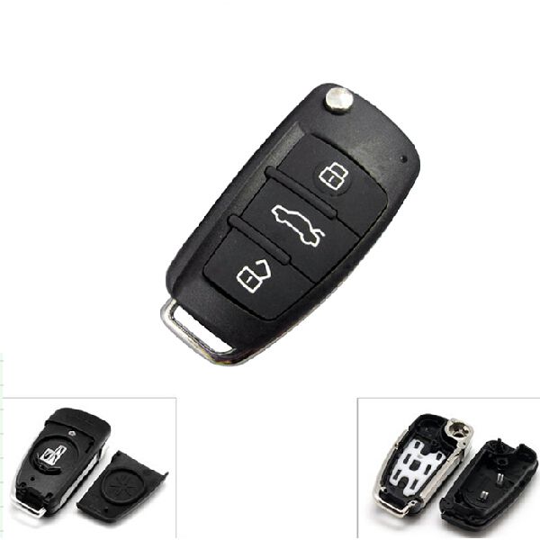 Remote Key Shell 3 Button for AUDI A6L 5pcs/lot