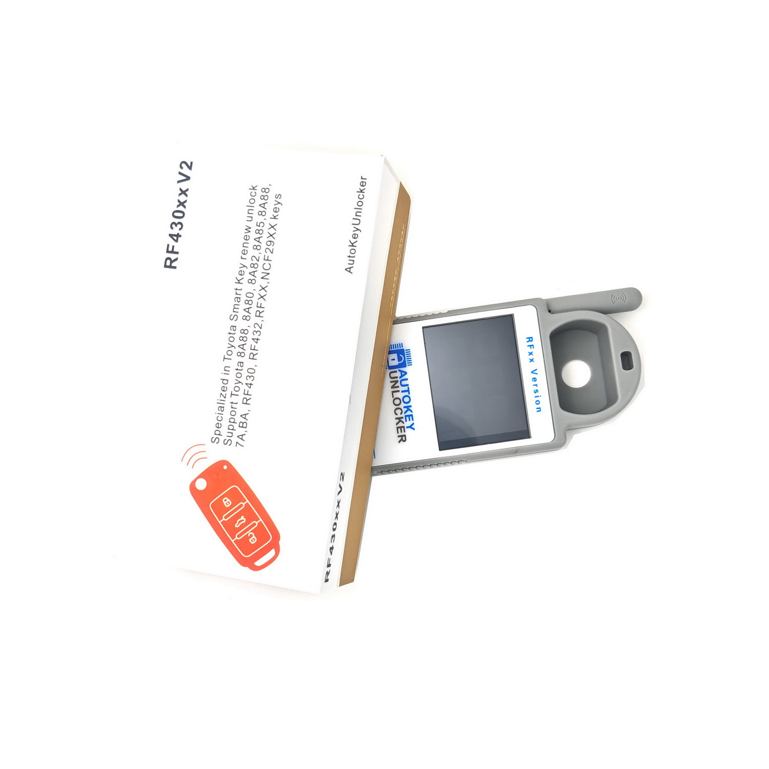 AutoKey Unlocker RF430xx V2 Smart key initialization Tool For Toyota and Lexus Car Keys Renew Unlock Support RF430 RF432 NCF29xx keys