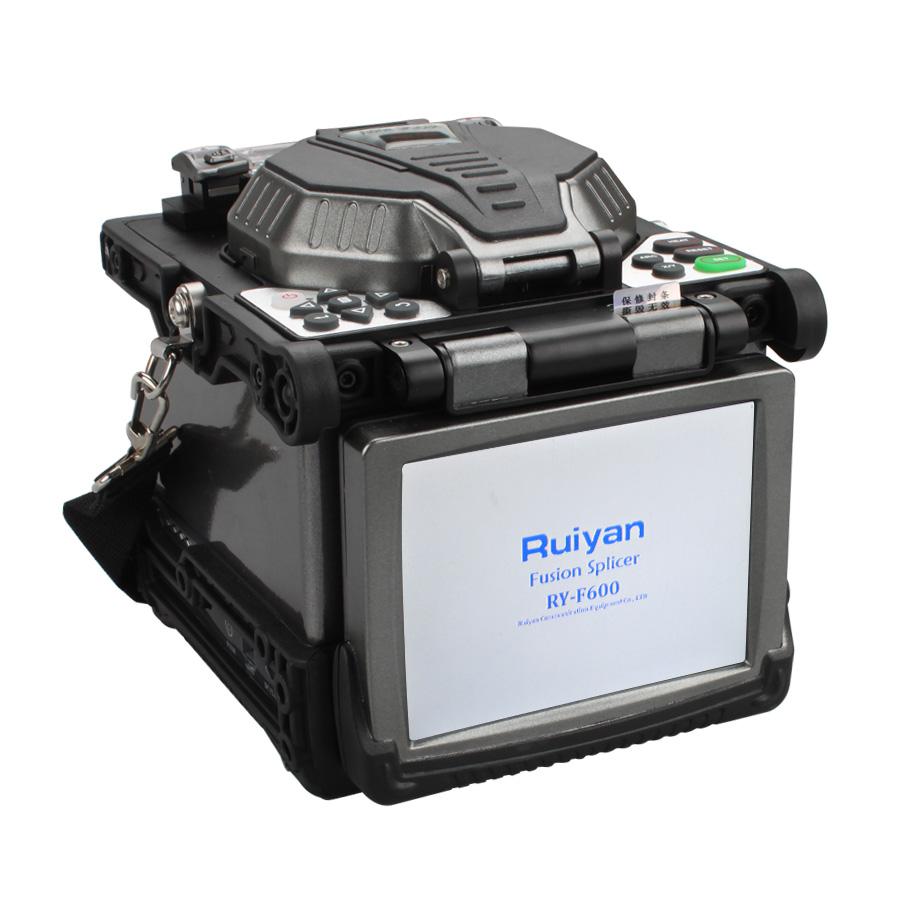 Original RY-F600 Fusion Splicer with Optical Fiber Cleaver automatic focus function 5.6" LCD