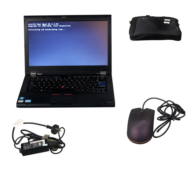 Second Hand Lenovo T420 I5 CPU 2.50GHz 4GB Memory WIFI DVDRW Laptop For Piwis Tester II/ BMW ICOM/MB SD C4