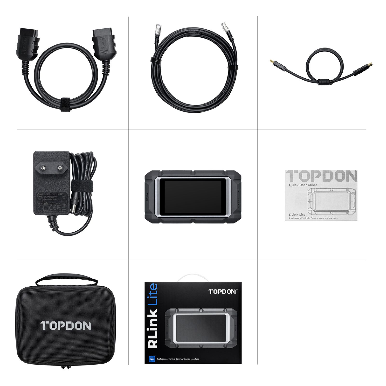 TOPDON RLink Lite 13-in-1 OE-level  Diagnostic Tool Supports Diagnosis Programming Coding and DOIP CANFD Protocols For 13 Car Brands