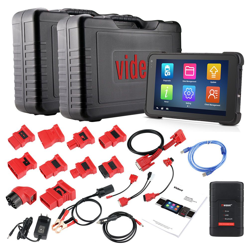 Original Vident iSmart900 8inch Tablet Automotive Diagnostic & Analysis All System + Coding (78+ Makers)