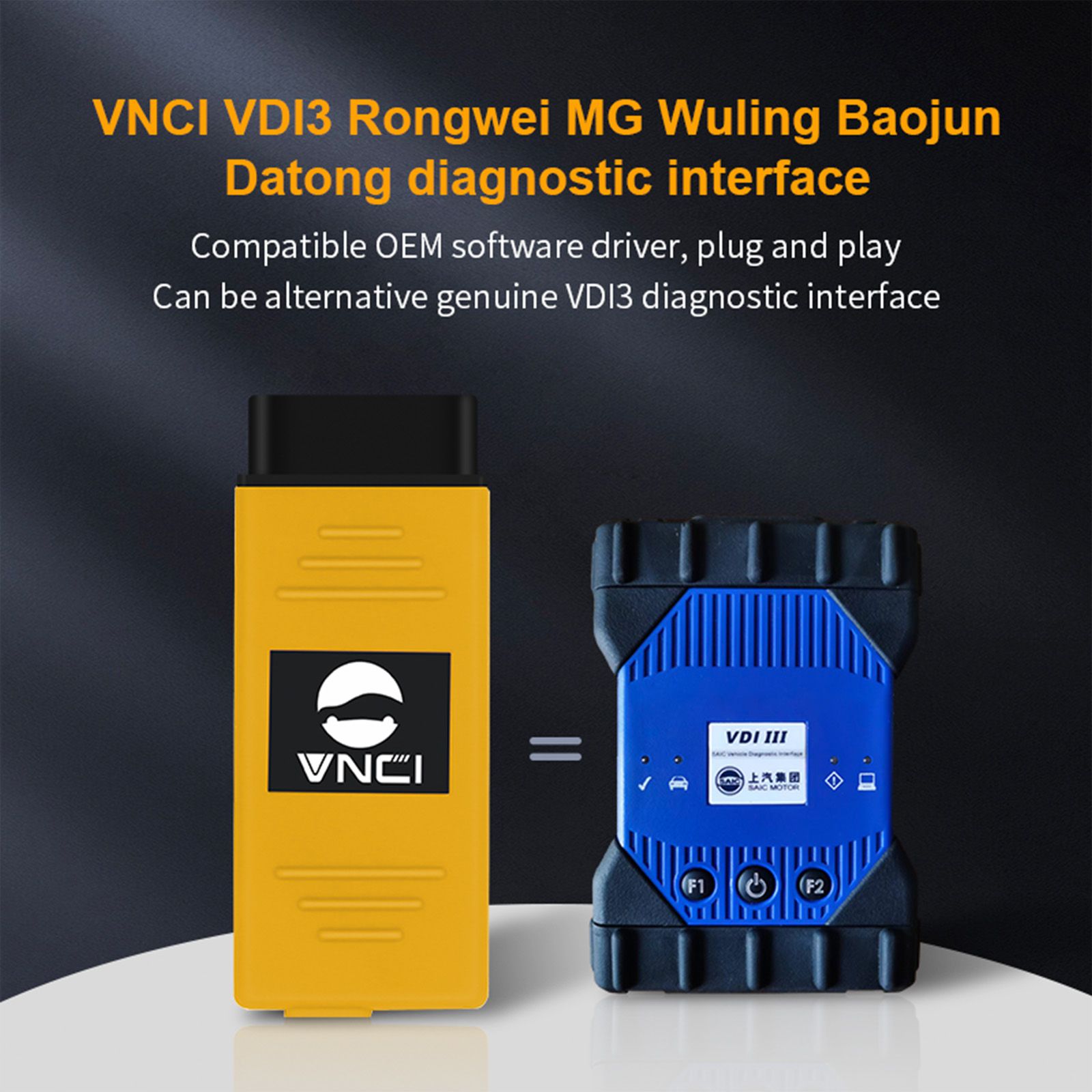 VNCI VDI3 Rongwei MG Wuling Baojun Datong Diagnostic Interface Plug and Play