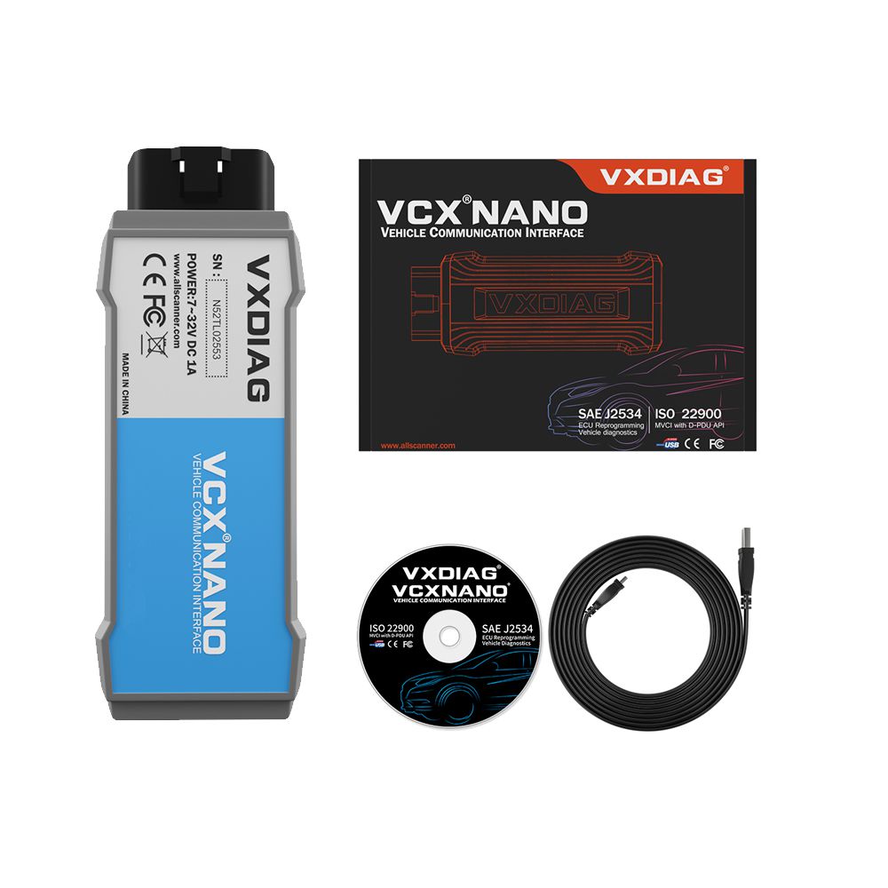  VXDIAG VCX NANO für TOYOTA TIS Techstream V17.30.011 Kompatibel mit SAE J2534