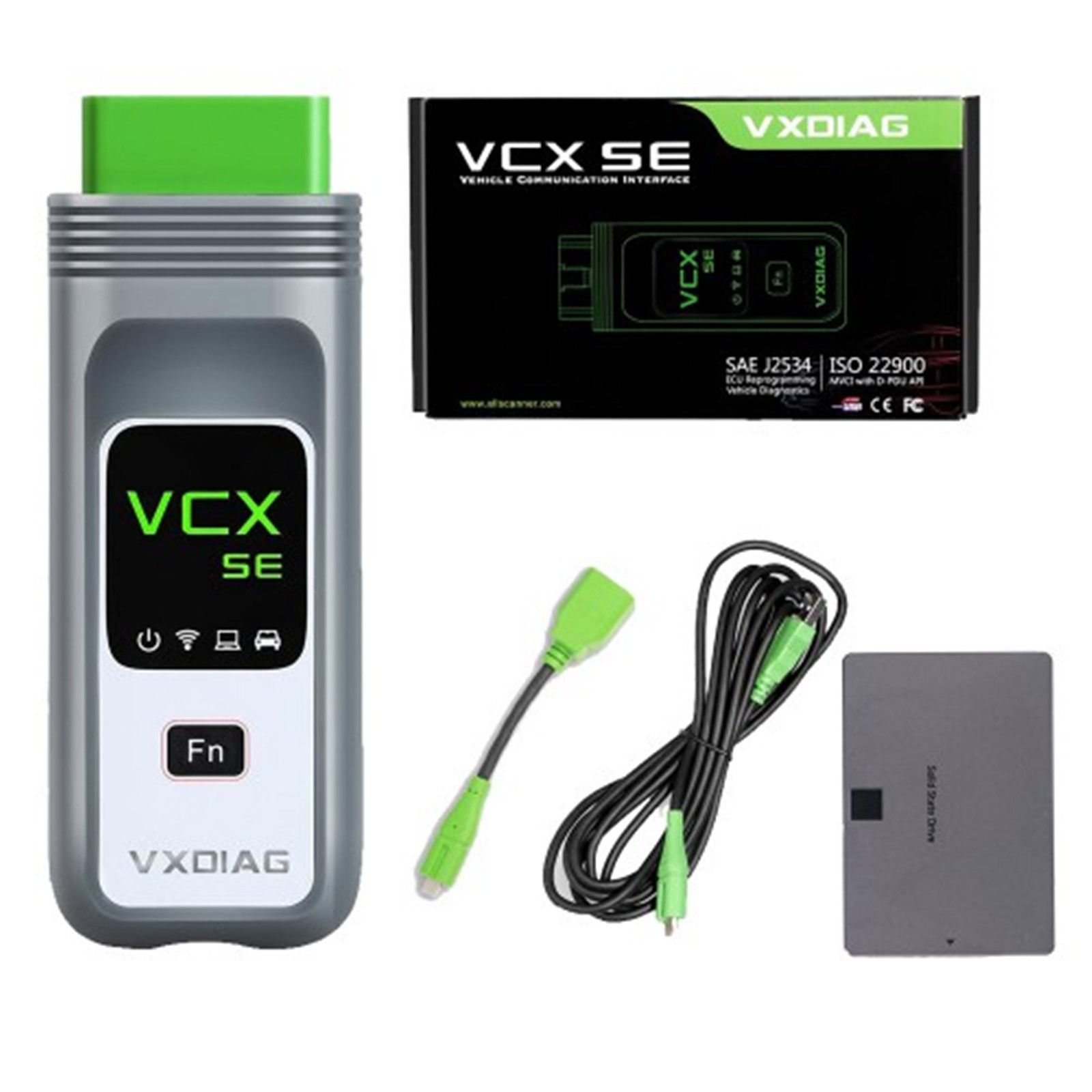 VXDIAG VCX SE DOIP Full Brands with 2TB Software SSD for JLR HONDA GM VW FORD MAZDA TOYOTA Subaru VOLVO BMW BENZ