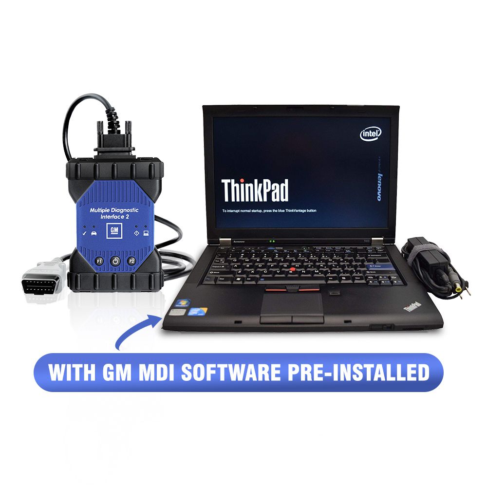 Wifi GM MDI 2 Diagnostic Interface with V2022.11 GM MDI Software Pre-installed on Lenovo T420 Laptop I5 CPU 4GB Memory Ready to Use