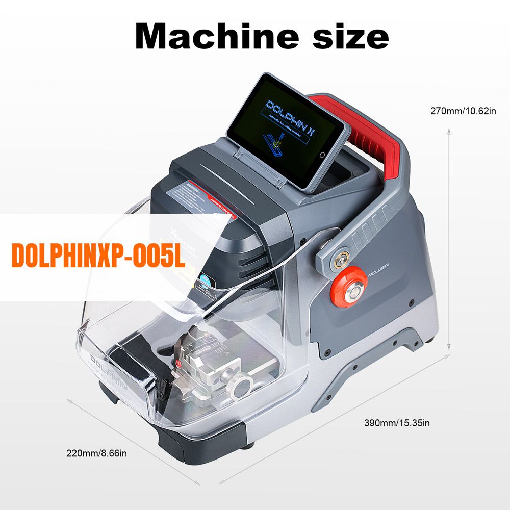 Xhorse Dolphin II XP-005L XP005L Key Cutting Machine with Key Reader XDKP00GL Blade Skimmer Key Identification Device