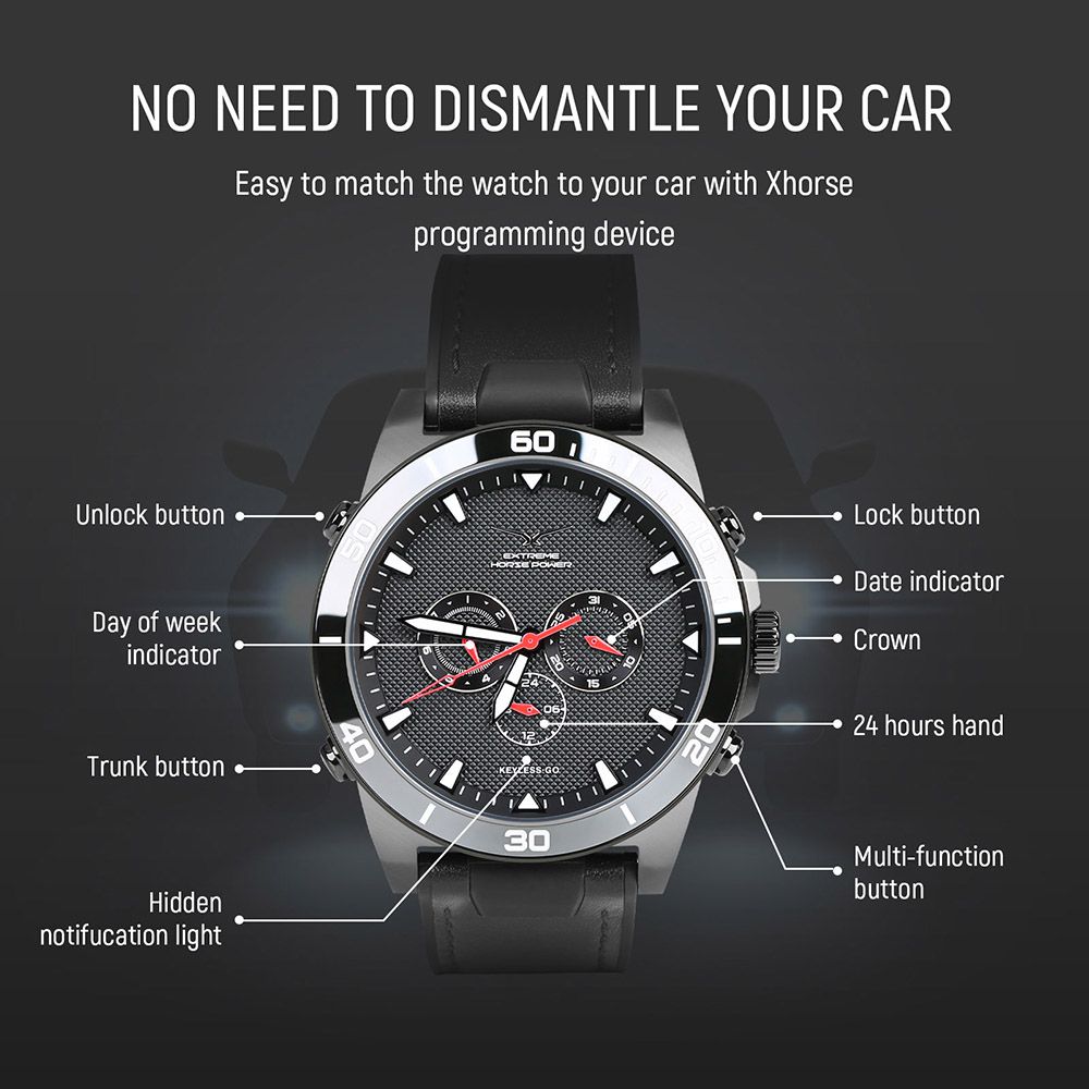 Xhorse SW-007 Smart Remote Watch KeylessGo Tragbarer Super Autoschlüssel